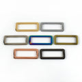 Meetee AP264 38mm Bag Hardware Accessories Alloy Square Clasp Buckle Handbag Webbing Strap Rectangle Ring Connector Belt Buckles