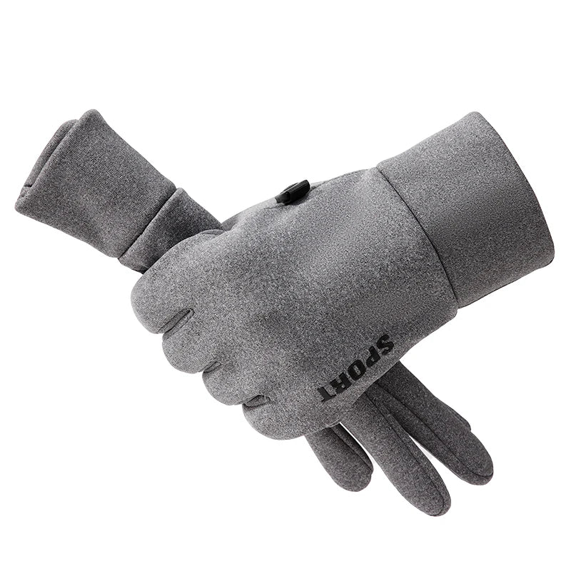 OEM Logo Outdoor Full Finger Warm Waterproof Man Windproof Cycling Sports Gloves in Winter