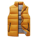 Wholesale Custom Lightweight Waistcoat Warm Sleeveless Jacket Big Size Winter Men Cotton Puffer Vest