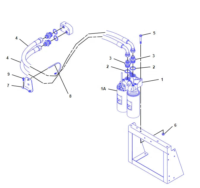 2985192 OEM Fuel Oil Hose Assembly for Caterpillar C4.4 Generator MegaBDM