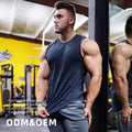 Muscular Men Sports Fitness Vest for Men Running Training Quick-drying Vest Slim Breathable Sleeveless Shirt for Men Tank Top