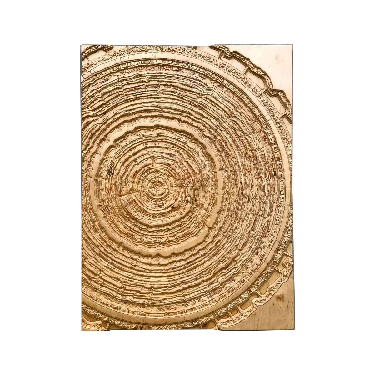Abstract Tree Trunk Texture Artwork for Interior Wall Decoration 3D Wall Art Hanging Luxury Home Decor Hotel Office Artwork