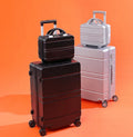 ODM OEM Factory Fashionable Durable Aluminum Trolley 360 Degree Spinner Wheels Lightweight Professional Carry-On ABS Suitcases