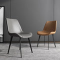 Modern New Design Wholesale Leather Dining Chairs Comfortable Restaurant Furniture Elegant and Style for Leisure Time
