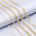 Hot Selling Fine Necklace K Chain Jewelry Wholesale Chains Per Roll for Custom Jewelry Making