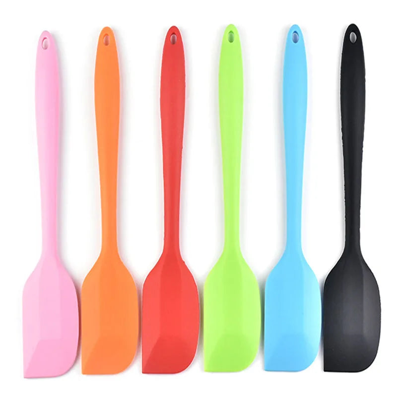 2025 Hot Sale Baking Pastry Silicone Butter Spatula Scraper with Stainless Steel Handle for Home Kitchen