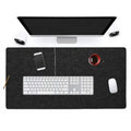 Classic Fashion Eco-Friendly Felt Customizable Desktop Computer Mat Gaming Mouse Pad Keyboard Table for Laptop Office Pad