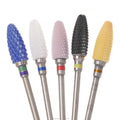 Ceramic Nail Drill Bit Large Cone Cuticle Milling Cutters Electric Manicure Drill Machine Accessory