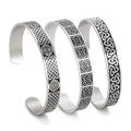 Stainless Steel Irish Knot Celtics Viking Bangles for Women Men Jewelry Gifts Friendship Love Protection Amulet Cuff Bracelet
