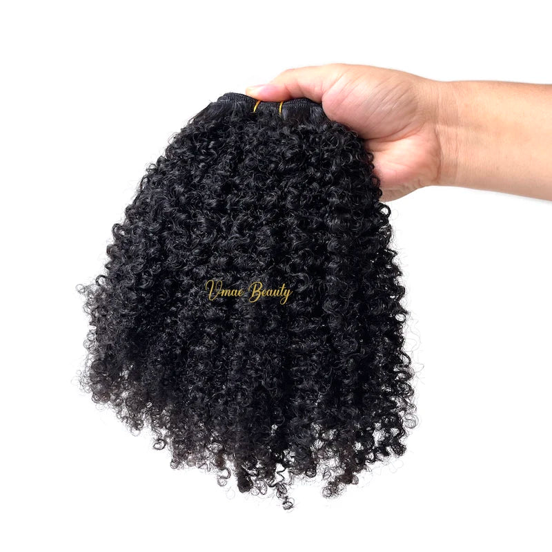 VMAE Wholesale Unprocessed Afro Kinky Curly Cuticle Aligned Hair Weft Brazilian Human Hair Bundles Raw Mink Virgin Extensions