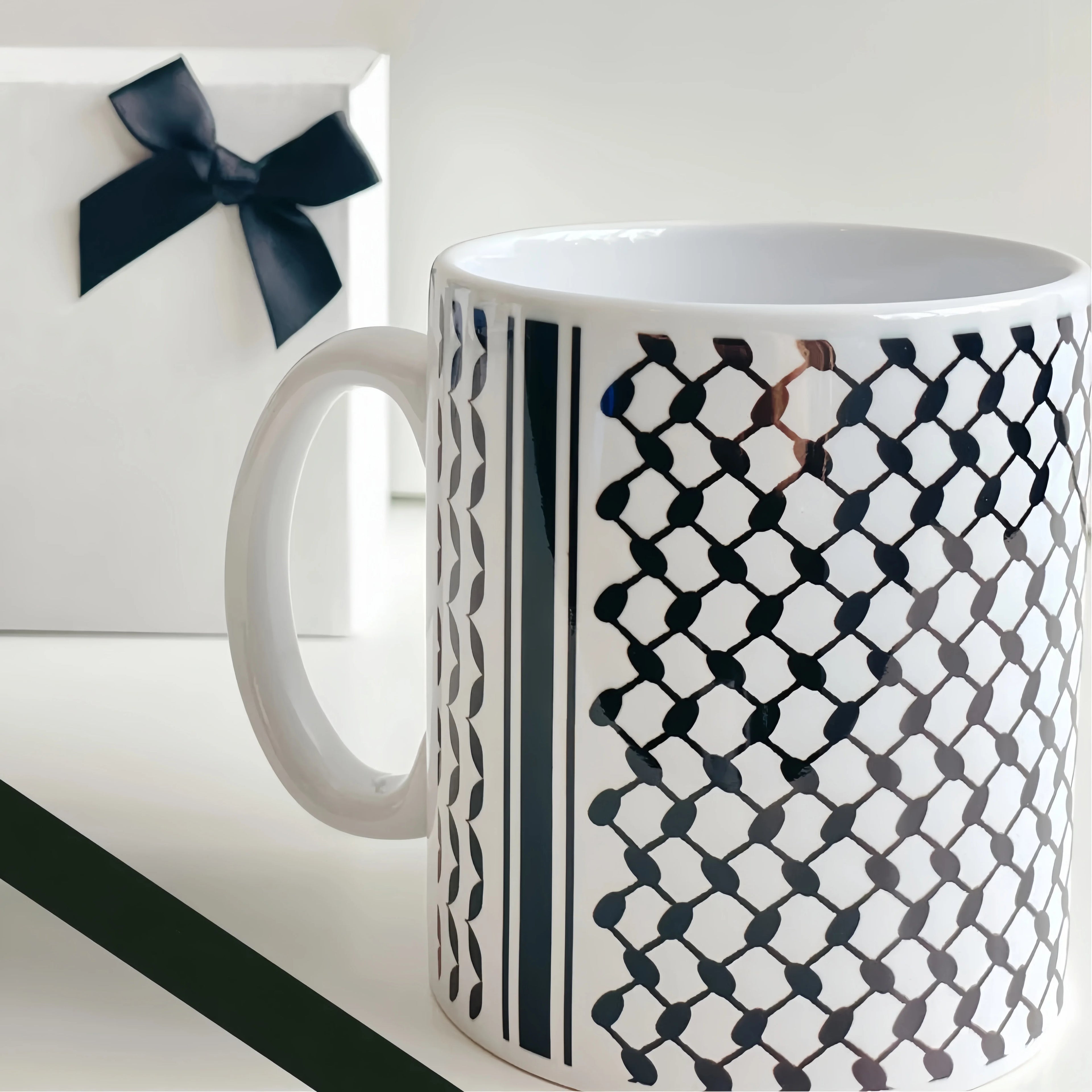 Palestinian Keffiyeh-Style Mug