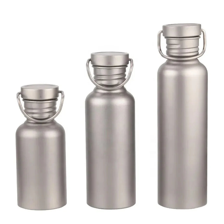 OEM CNC Machining Stainless Steel & Titanium Broaching Outdoor Camping 600ML Double Wall Vacuum Insulated Sports Water Bottle