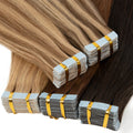 Wholesale Virgin 100% Human Hair Tape Extensions Piano Blonde Tape in Hair Extensions 100% Human Hair
