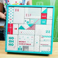 Custom logo Wholesale Printing Empty Beauty Packaging Gift 25 Days Makeup Advent Calendar Box