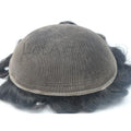 Full for Lace Indian Remy Human Hair Men's Toupee System Wigs