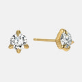 Minimalist 925 Sterling Silver Large Dragon Claw Cz Korean Designer Fashion Fine Jewelry Gold Plated Stud Earrings Women