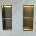 2023 Wholesale Cheap Bathroom Accessories Polished Shower Niche Stainless Steel Shower Wall Niches