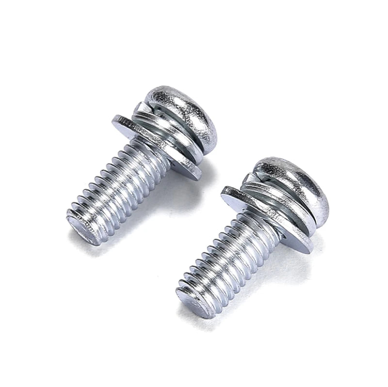 M3 M4 M5 M6 M8 Carbon Steel Grade 8.8 10.9 12.9 Combination Screws with Spring Washer