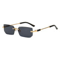 Sunglasses Women Rimless Metal Trendy Sun Glasses Fashion Female Lady Designer Eyewear Shades Sunglasses