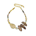 Adjustable Gravel Bracelet Irregular Freshwater Pearl Bracelet Copper 18k Gold Women's Bracelet