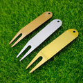 Custom Logo Golf Divot Fork Durable Fixing Lawn Maintenance Golf Pitch Fork Repair Course Grass
