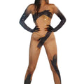 Sexy Long Sleeve Rhinestone Bodysuits Show Cosplay Costume Club Party Dancer Leotard Bodycon Romper Women One Piece Jumpsuits