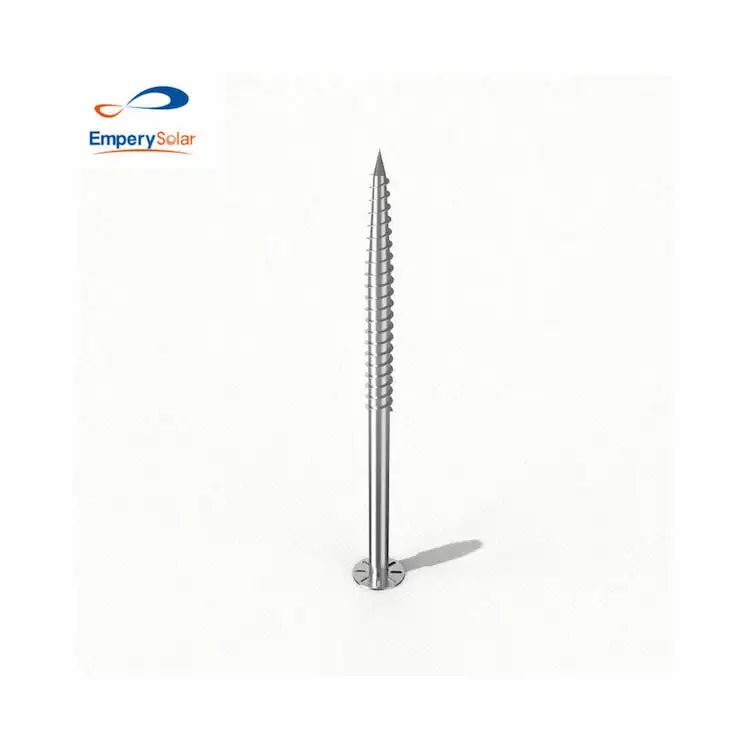 Earth Auger 1600mm Flange Top Q235 Ground Screw