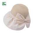 ALLCH Sunscreen Shade Straw Hat Big Brim Bow Women's Versatile Fashion Trend Bucket Hat for Summer Outdoor