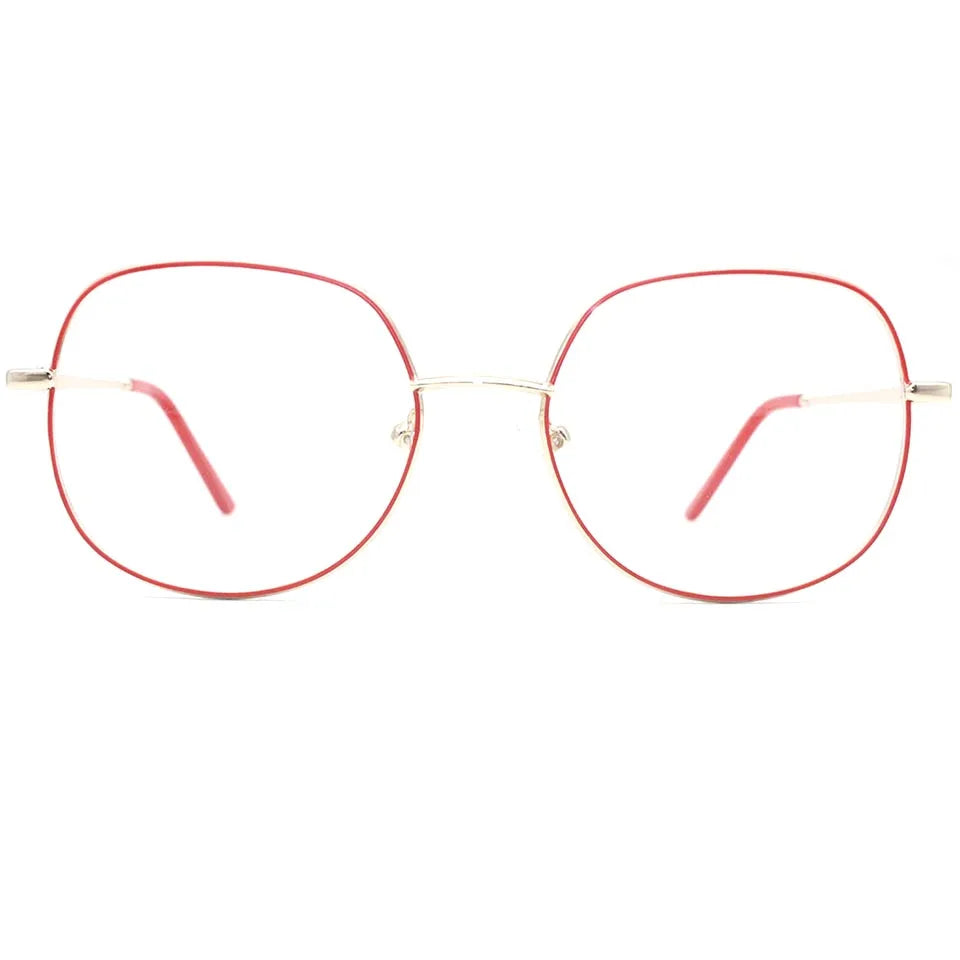Newest Hot Selling Oval Metal Optical Frames Custom logo Luxury Oversize Frame Eyeglasses Frames
