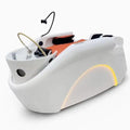 Salon Furniture Lay Down Shampoo Basin Backwash Unit With Hair Washing Chair Beauty Shampoo Chair Bed for Hairdressers and Spa