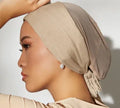 Wholesale Custom Bamboo Jersey Cotton Muslim Malaysia Inner Hijab Cap for Muslim Women Mesh Underscarf