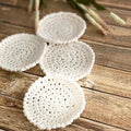 Y-Z Farmhouse Knitted Kitchen Dining Drinkware Round Crochet Home Decor Coaster Cup Mat