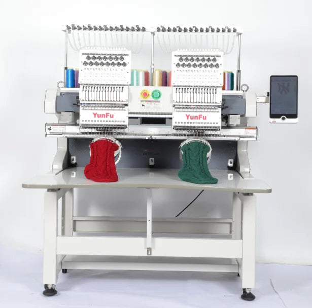 Doorstep Delivery for Original SWF 12 Needles Embroidery Machine Two Heads for Home Use Touch Screen