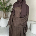 New Arrival Islamic Clothing Abaya Women Muslim Dress Loriya Womens Customized Pattern Satin Fabric Batwing Kaftan Abaya Designs MegaBDM