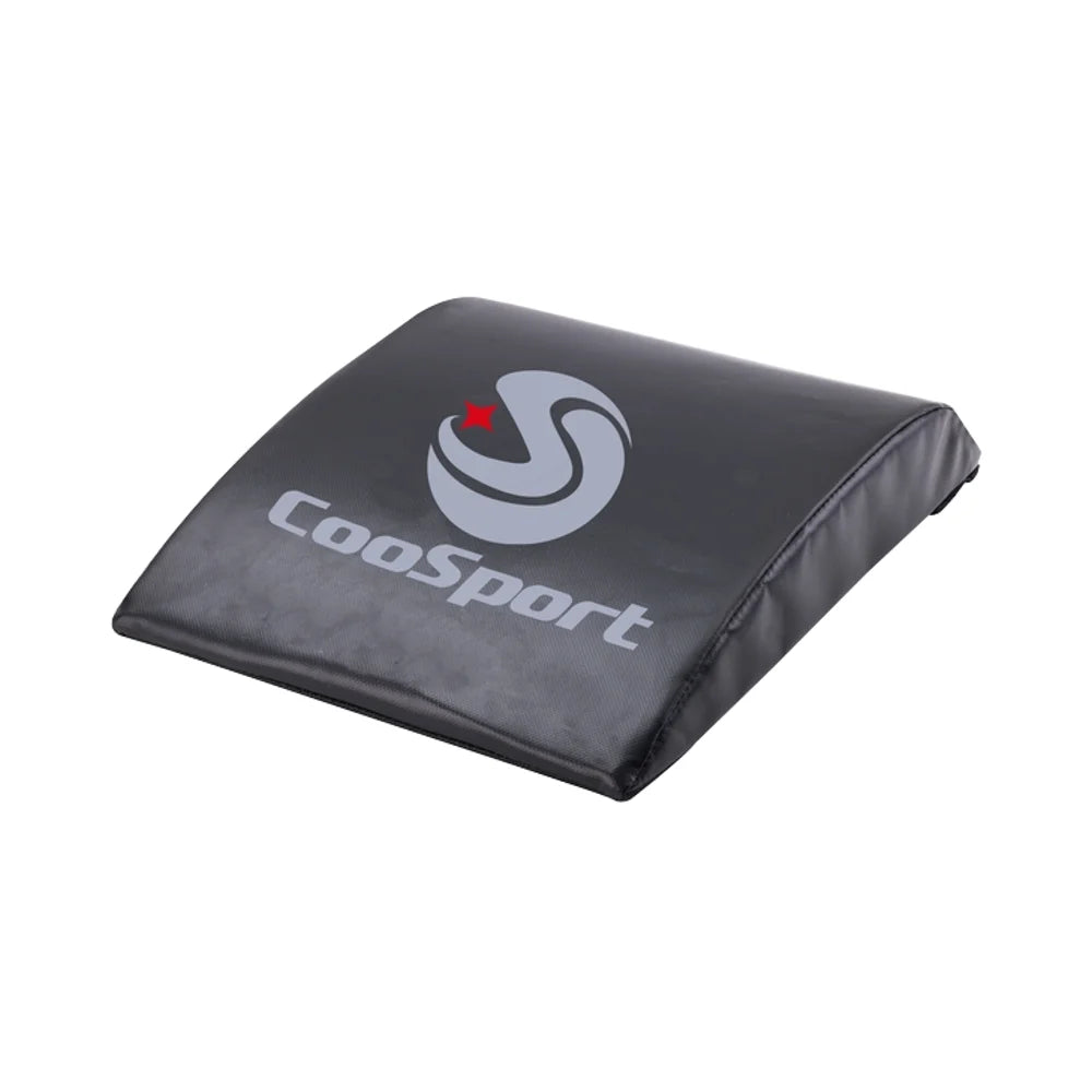 Coosport Durable Black PVC Core Exercise Mat 0.6 KG 7 CM Thick for Abdominal Sit-Up Training Home Gym Use