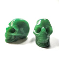 Huiying China cheap green aventurine 2 inch natural healing stone skulls in gifts & crafts