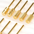 Wholesale Price Deep Sharp Teeth Hard Gel Remove Barrel Manicure Drill Bits Tungsten Carbide Milling Cutter Burr Nail Drill Bit