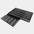 4/5 Slots Black Nonstick Aluminum French Baguette Bread Baking Tray Long Stick Bread Baking Pan Commercial Food Use Steel
