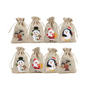 Factory Direct Supply Natural Burlap Jute Shopping Bag With Drawstring