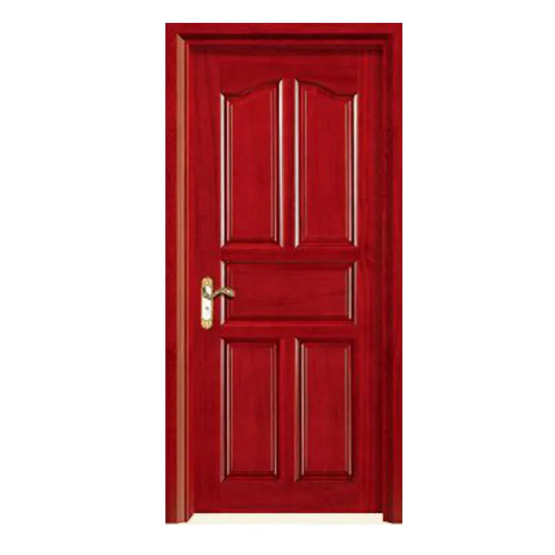 Factory Price Modern Manual Flush Veneer Finished Wood Door Design for Interior Hotel Room