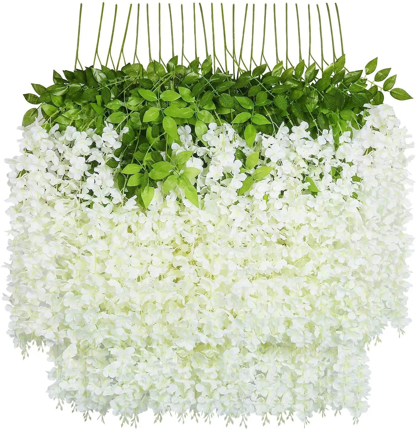 D6 Wedding Faux Wisteria Wall Hanging  Decoration Simulation Flower  Rattan Wholesale Artificial Flower Supplier