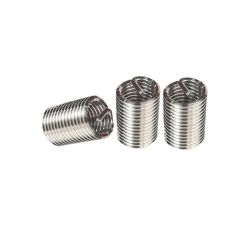Stainless Steel 304 Threaded Insert Plastic Fastener Stainless Steel Hardwares Threaded Bushing Automotive Parts and Accessories