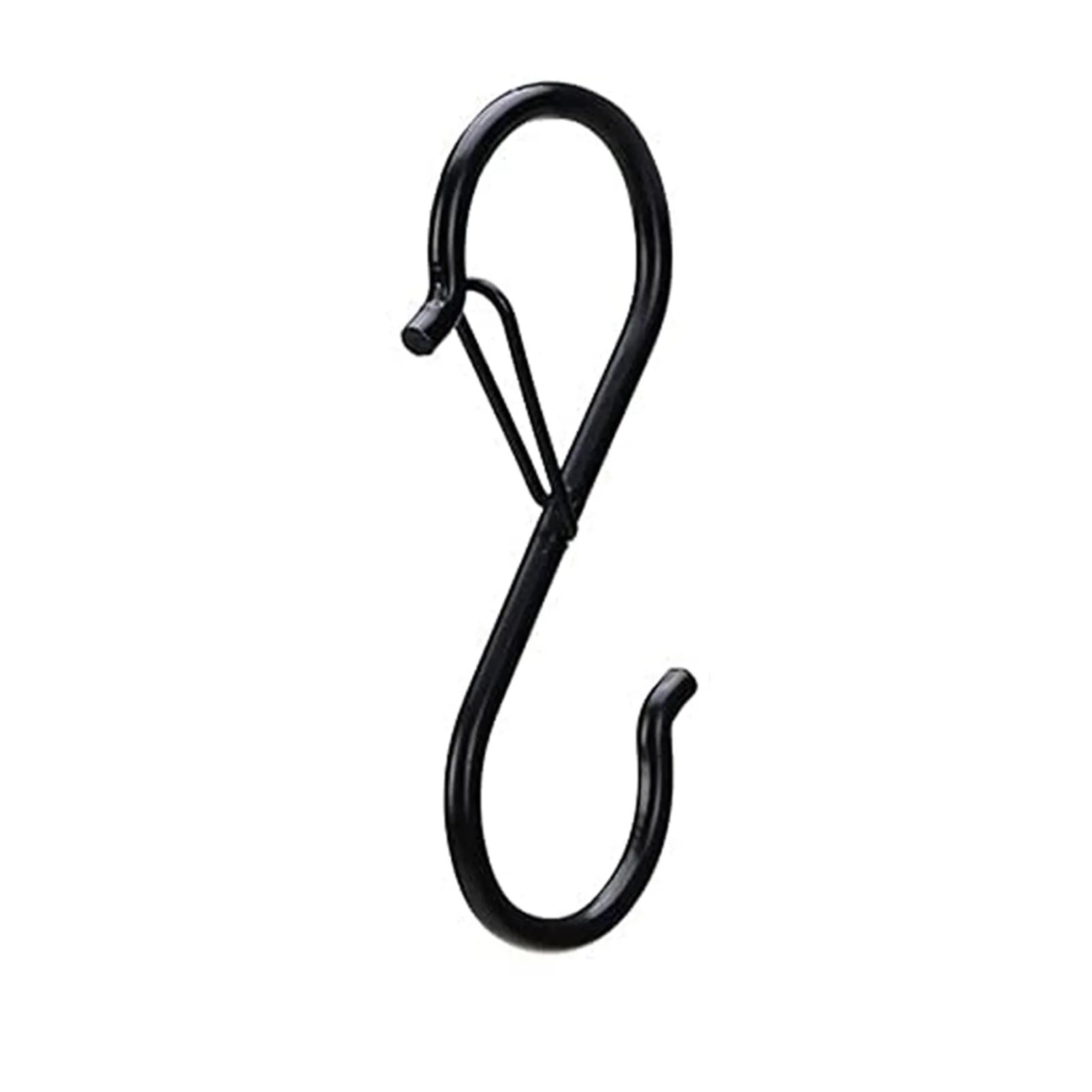 Hot Selling Multi-purpose S Shaped Design Curtain Hook Windproof Safety Buckle Small s Hooks Anti-rust Coating Metal Hook