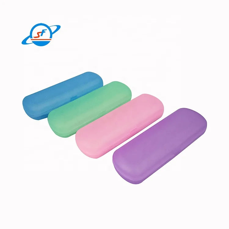 Wholesale Ready Colorful PVC Clear Sunglasses Travel Case Sunglasses Bag Eyeglasses Cases