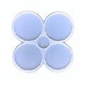 Early Riser DIY Irregular Coaster Silicone Mold for Desk Decoration Home Decoration DIY Jewelry Tray Holographic Moulds
