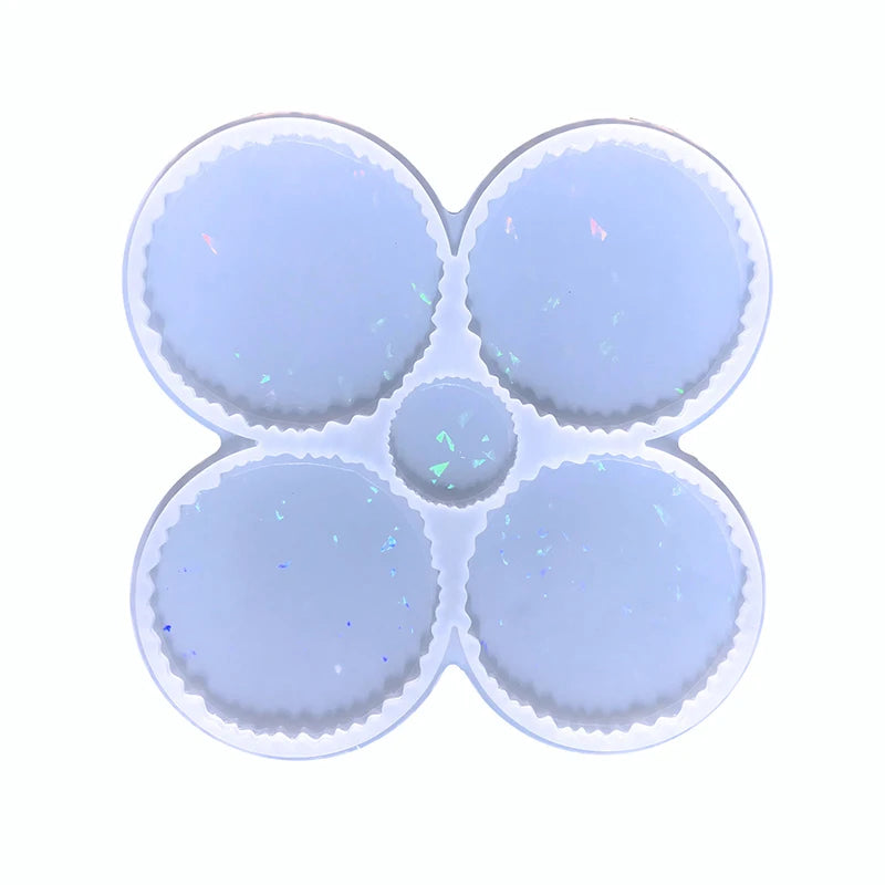 Early Riser DIY Irregular Coaster Silicone Mold for Desk Decoration Home Decoration DIY Jewelry Tray Holographic Moulds