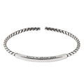 925 Sterling Silver Retro Geometric Bracelet Female Ins Niche Design Girlfriends Simple Temperament Personality Net Red