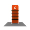 Aluminum Tube Customized Portable Exhibition Shelf Display Stand Advertising Trade Show Displays