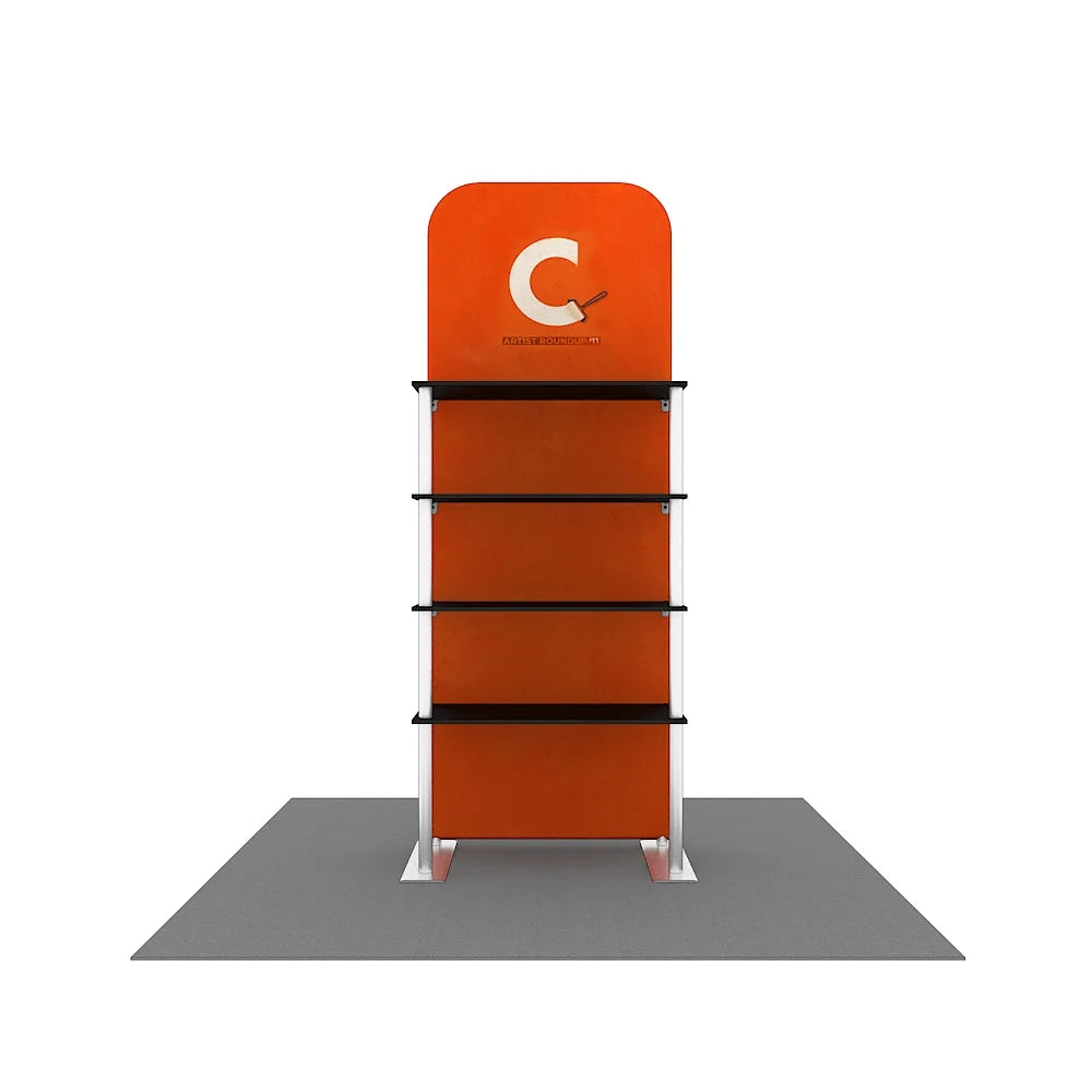 Aluminum Tube Customized Portable Exhibition Shelf Display Stand Advertising Trade Show Displays