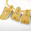High Quality Luxury Brazilian Gold Plated Jewelry 18k Set Accessories for Women Jewelry Set